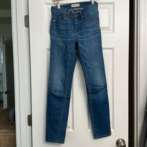 Madewell split-hem high rise jeans